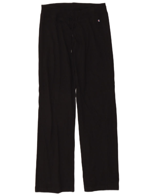 Champion Womens Heritage Classics Tracksuit Trousers UK 12 Medium Black