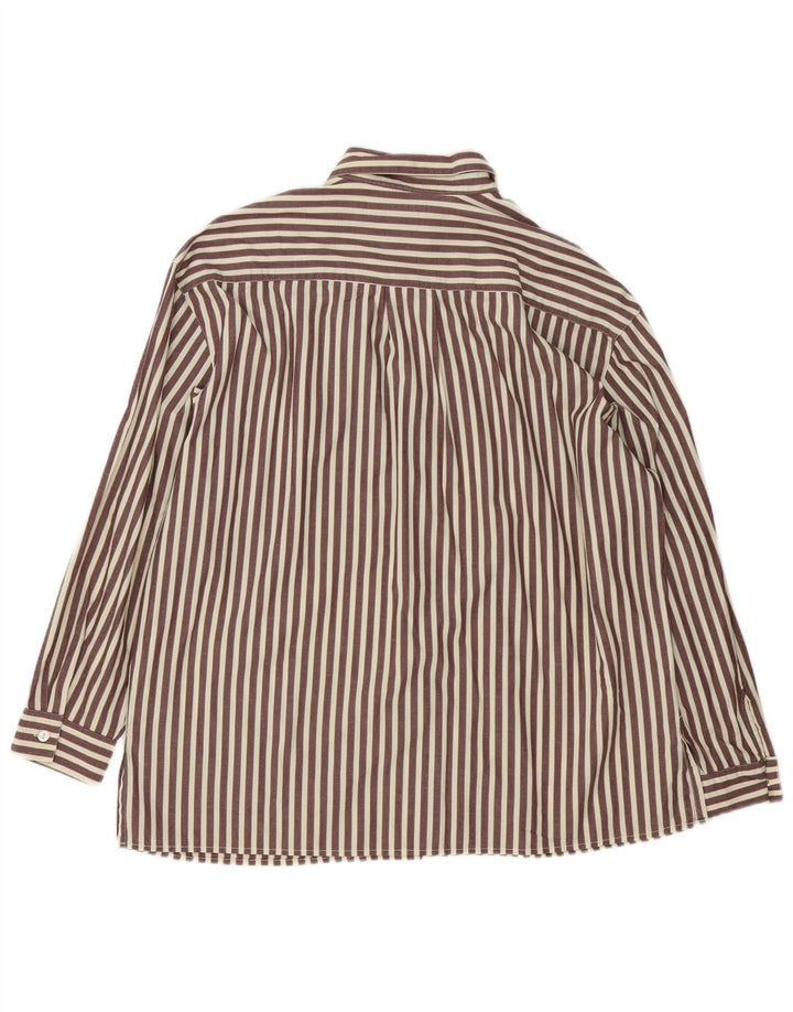 Esprit Γυναικείο πουκάμισο Oversized UK 14 Μεσαίου καφέ Pinstripe