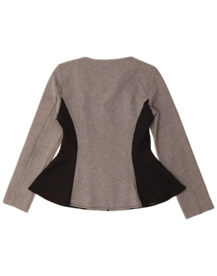 Topshop Γυναικείο μπουφάν σακάκι UK 10 Small Grey Colourblock