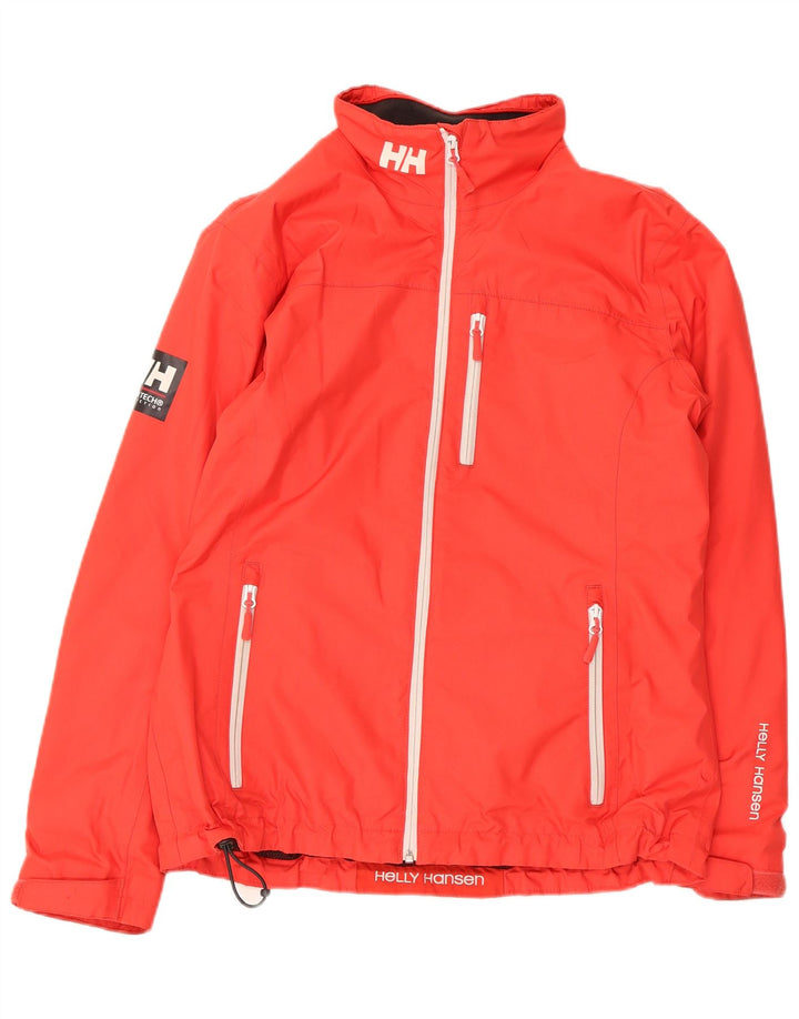 Helly Hansen Boys Graphic Windbreaker Jacket 13-14 Years XL Red Polyester
