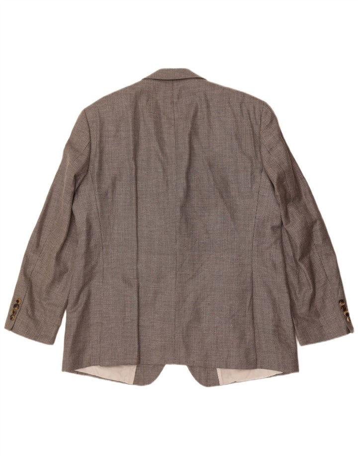 Ανδρικό σακάκι σακάκι Hugo Boss UK 44 2XL γκρι μεταξωτό