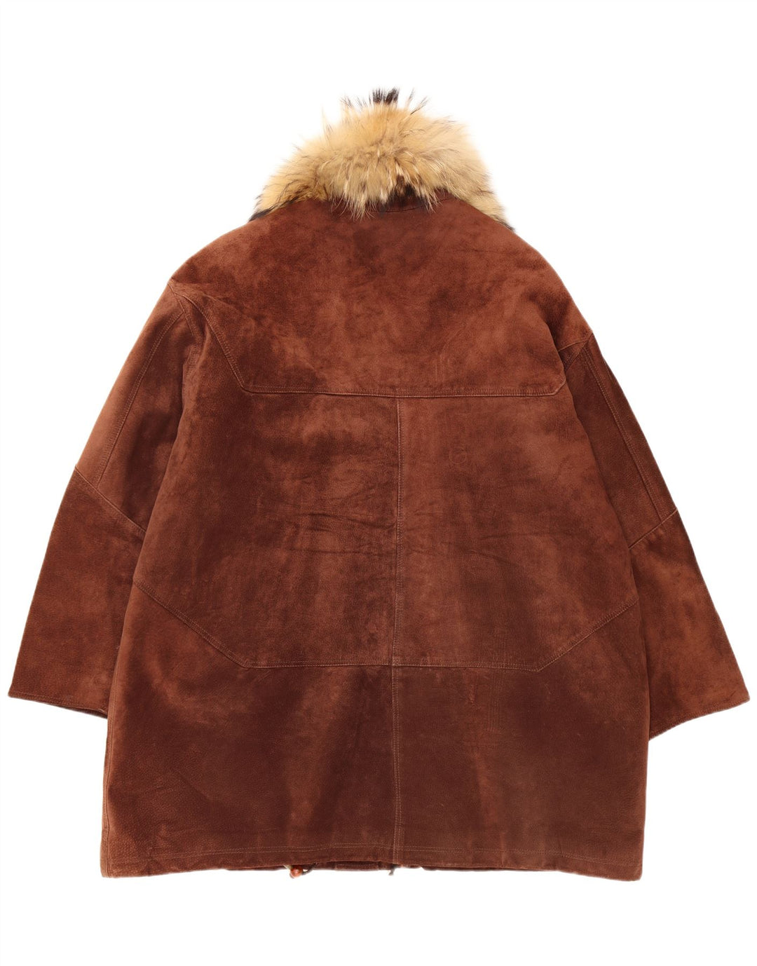 MICHEL Γυναικείο Suede Windbreaker Γυναικείο Παλτό IT 48 XL Καφέ