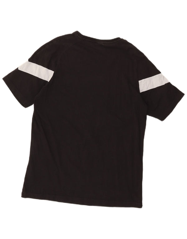 Ανδρικό T-Shirt Puma Top Large Black Colourblock Βαμβακερό