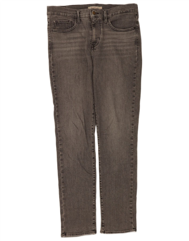 Levi's Womens 312 Shaping Slim Jeans W31 L32 Γκρι βαμβακερό
