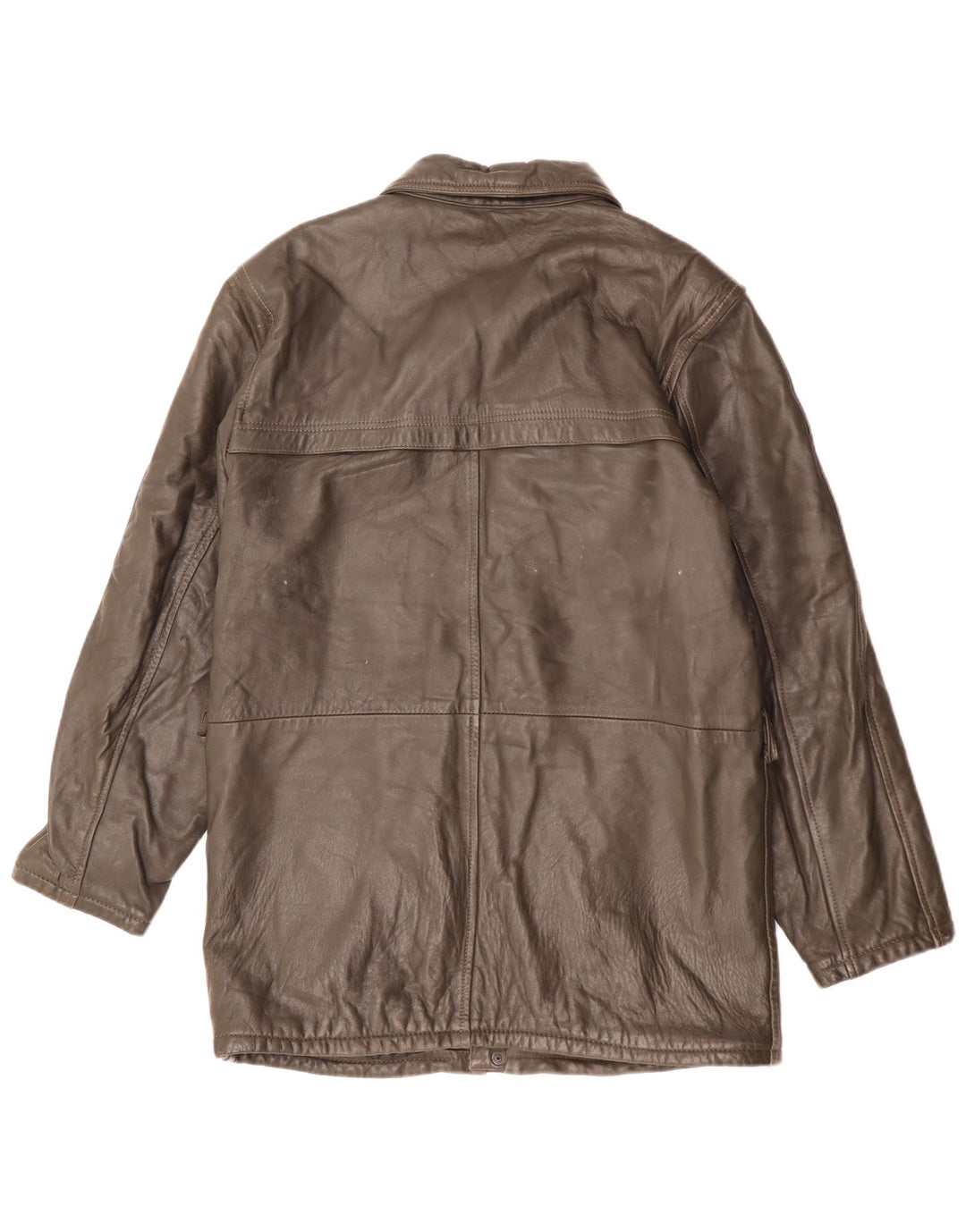 Vintage Ανδρικό Δερμάτινο Μπουφάν IT 48 Δερμάτινο Μεσαίο Καφέ