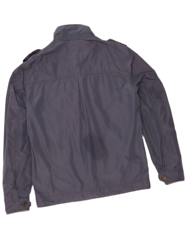 Esprit Mens Utility Jacket UK 38 Medium Blue Polyamide