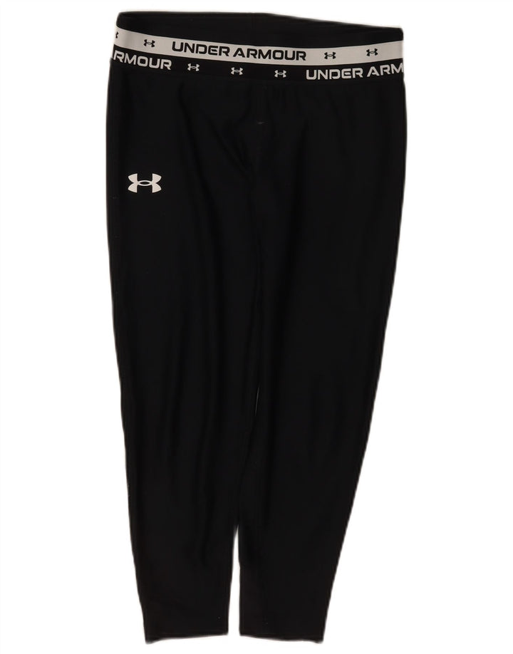 Under Armour Girls Graphic κολάν 11-12 ετών Μεγάλο Μαύρο Πολυεστέρα