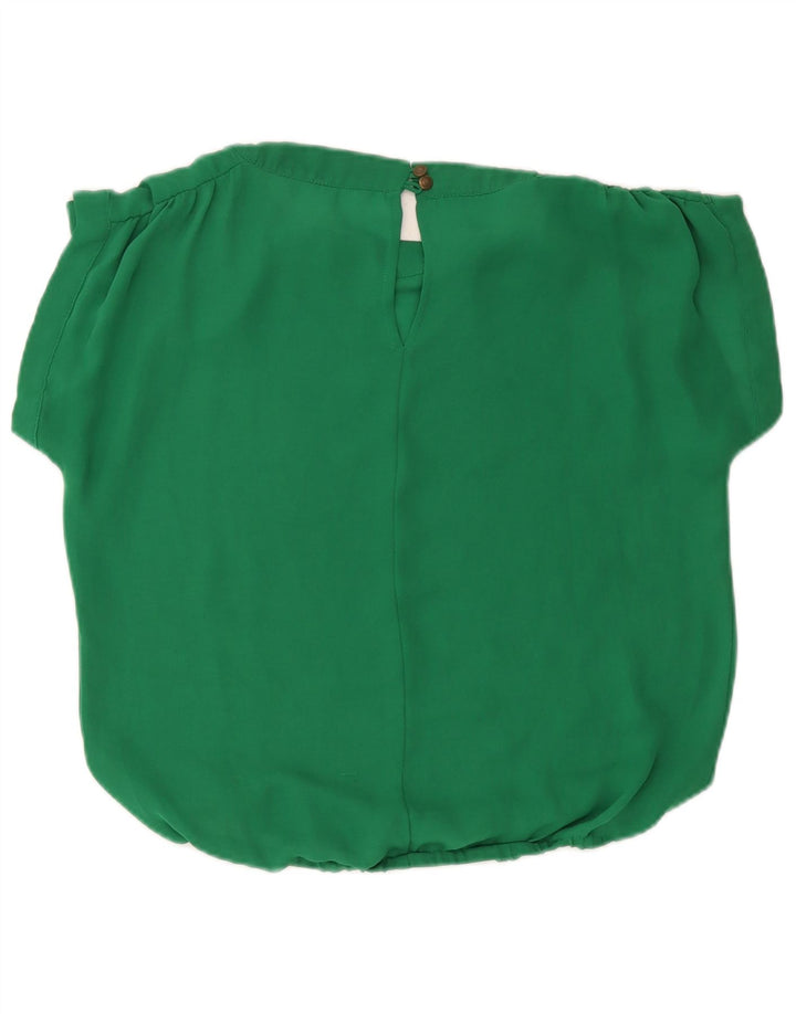 Zara Γυναικεία Μπλούζα Oversized Top UK 10 Small Green