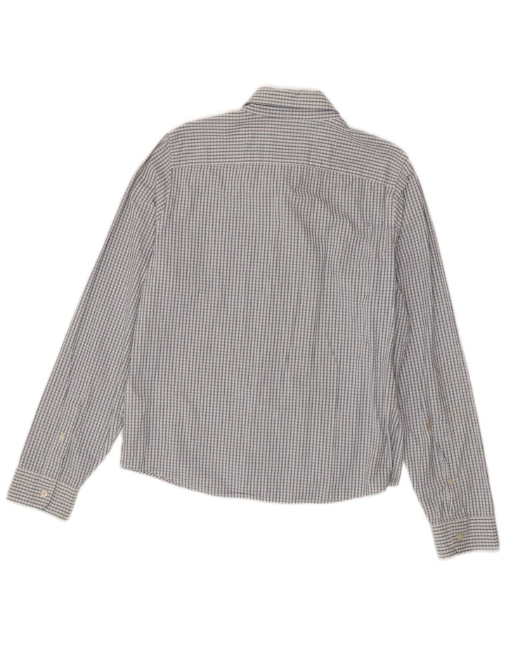 Ανδρικό πουκάμισο HOLLISTER XL Blue Check Cotton