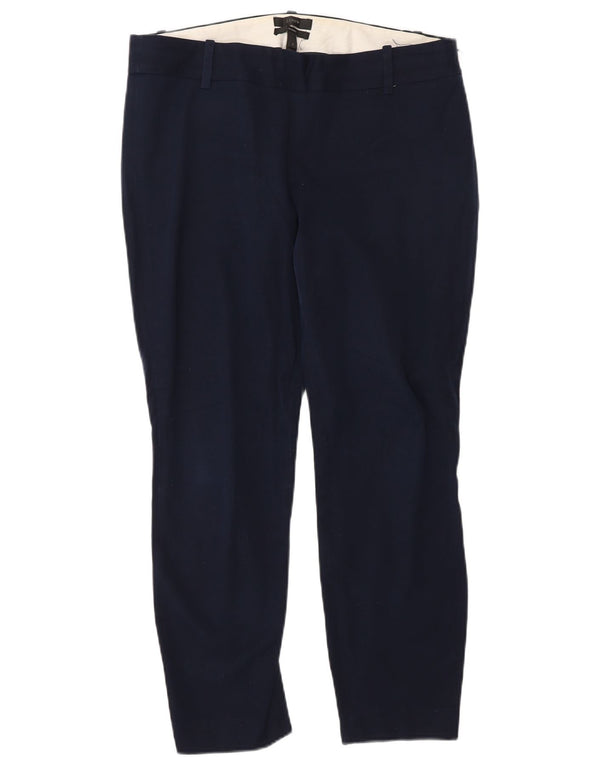 J. CREW Γυναικείο Minnie Slim Cropped Παντελόνι US 8 Medium W30 L26 Navy Blue