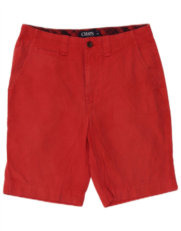 CHAPS Ανδρικό σορτς Chino W30 Μεσαίο κόκκινο βαμβακερό