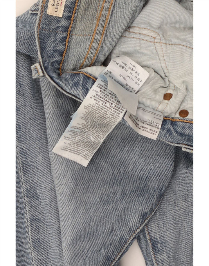 LEVI'S Ανδρικό τζιν 505 ίσιο W33 L32 Μπλε βαμβακερό