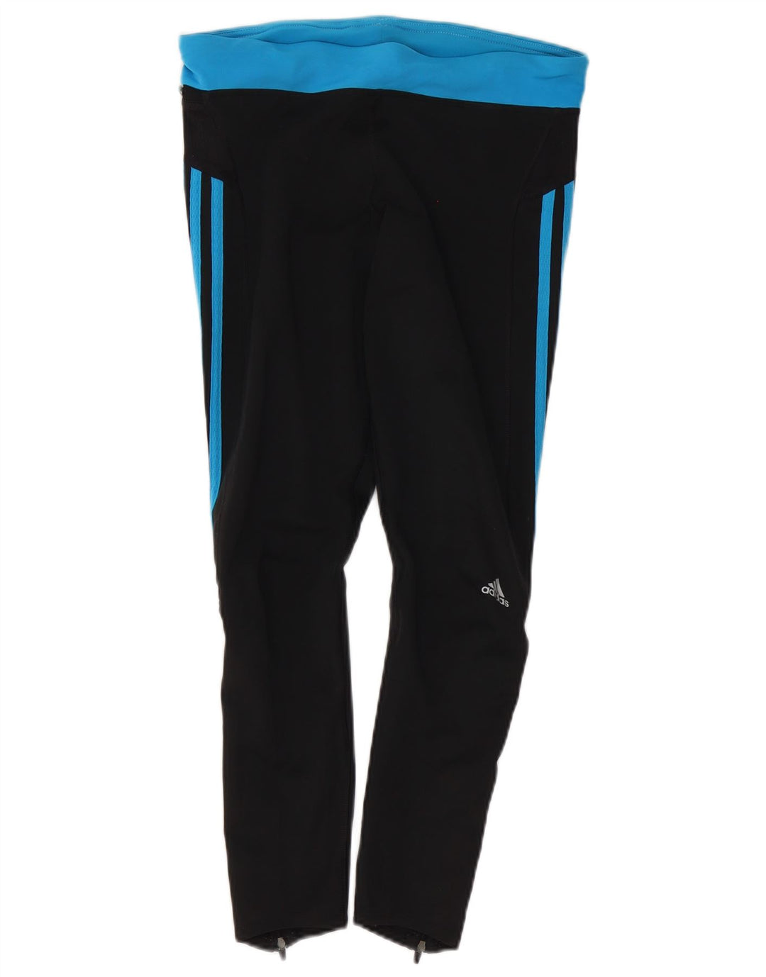 Γυναικείο κολάν ADIDAS Climalite UK 12 Medium Black Colourblock