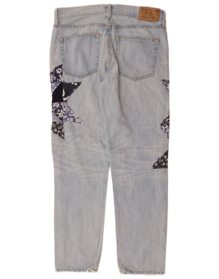 POLO RALPH LAUREN Γυναικείο ίσιο τζιν W26 L26 Μπλε βαμβακερό συνονθύλευμα