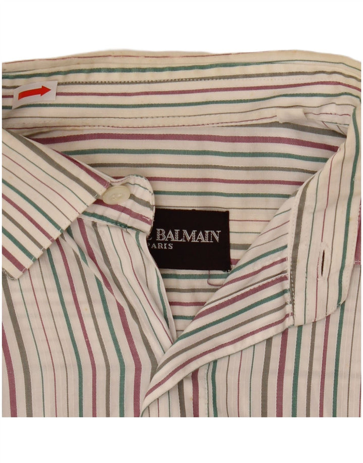 Ανδρικό πουκάμισο Pierre Balmain Μέγεθος 40 15 3/4 μεσαίο πολύχρωμο ριγέ