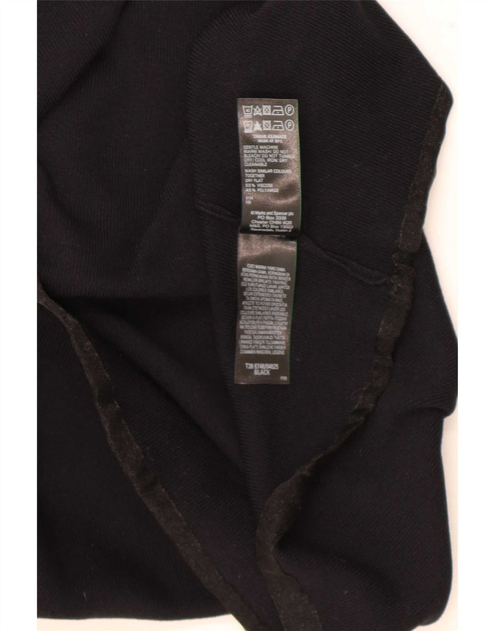 Marks & Spencer Γυναικείο γιλέκο τοπ UK 12 μεσαία μαύρη βισκόζη