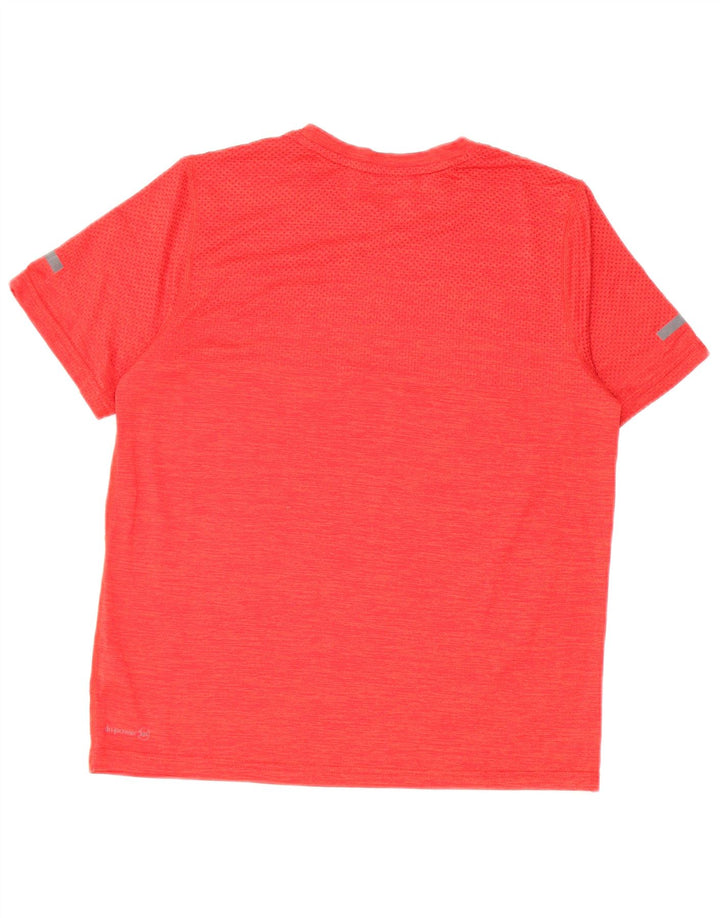 T-shirt RUSSELL ATHLETIC για αγόρια Dri-Power Top 14-15 ετών XL Red Flecked