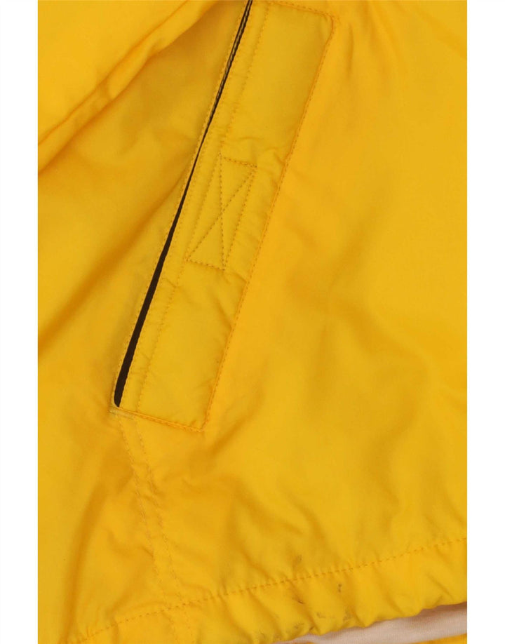Brugi Ανδρικό μπουφάν βροχής με κουκούλα UK 40 Large Yellow Polyamide