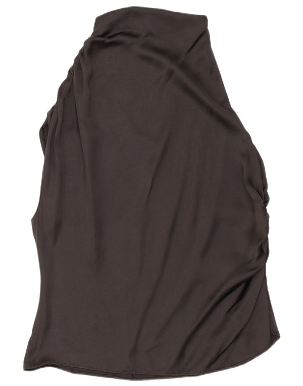 Zara Womens Blouse Top UK 20 2XL Black