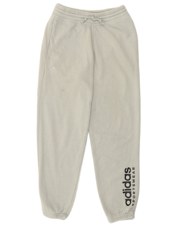 Ανδρική φόρμα αθλητικής φόρμας Adidas γραφικά παντελόνι Joggers UK 10 Small μπλε βαμβακερό