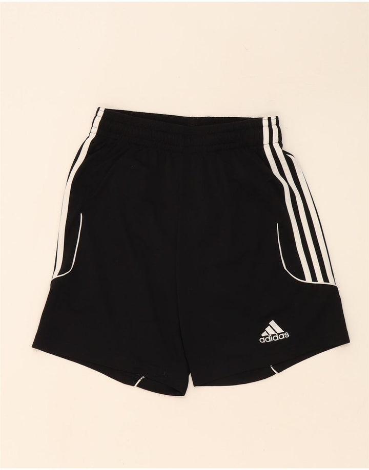 Ανδρικό αθλητικό σορτς Adidas Climalite από μικρό μαύρο πολυεστέρα