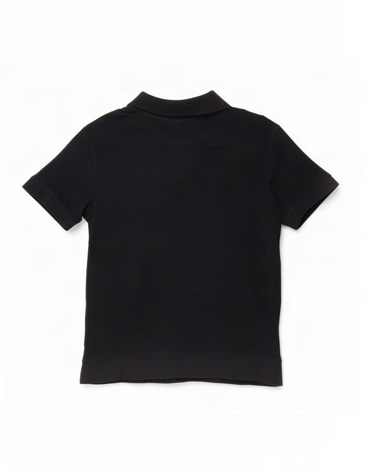 Zara Ανδρικό πουκάμισο polo, μεσαίο μπλε βαμβακερό