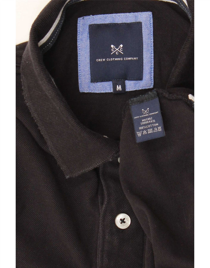 Ανδρικό μπλουζάκι πόλο Crew Clothing, μεσαίο μαύρο βαμβακερό
