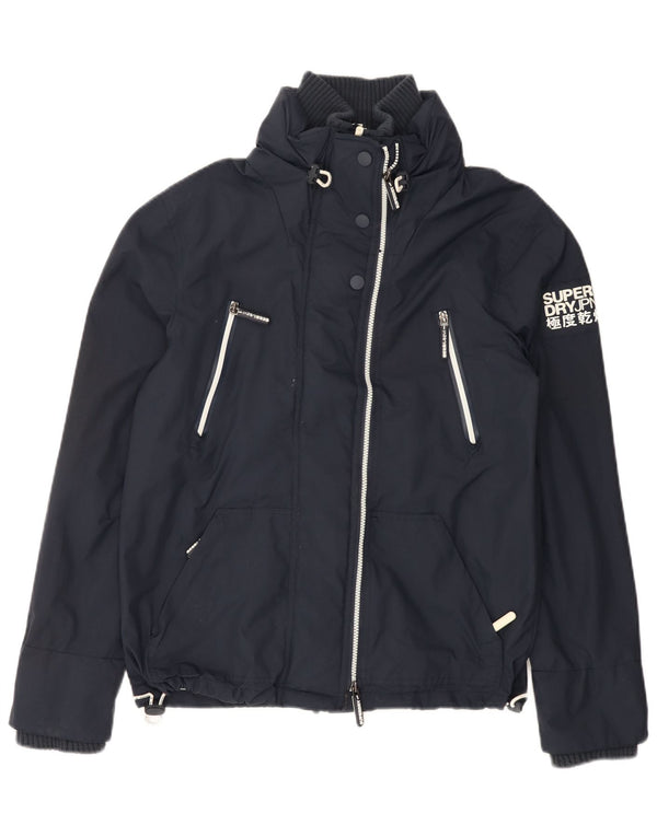 Ανδρικό μπουφάν SUPERDRY γραφικό αντιανεμικό UK 38 Medium Navy Blue Nylon