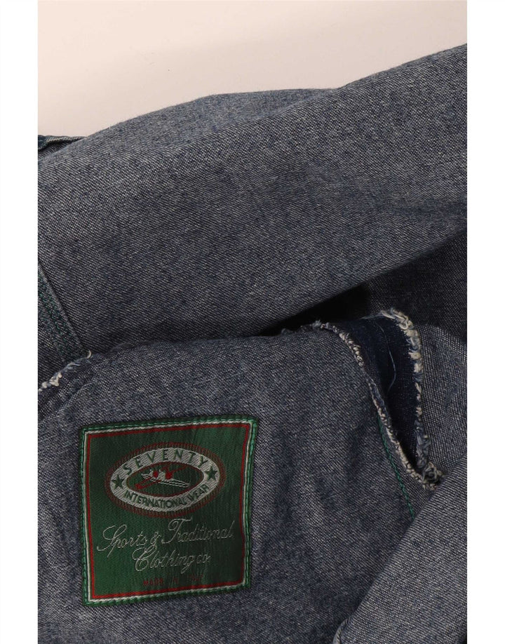 Seventy Ανδρικό Τζιν Μπουφάν UK 40 Large Blue
