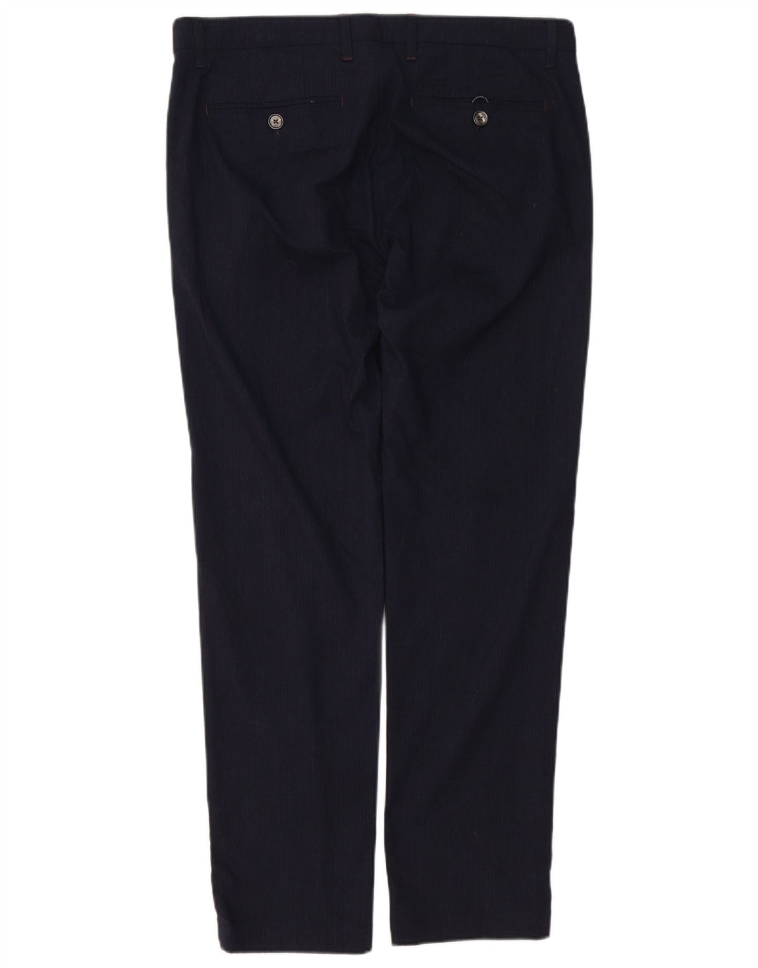 Ανδρικό Ted Baker Slim παντελόνι Chino W34 L32 Navy Blue Pinstripe Polyester