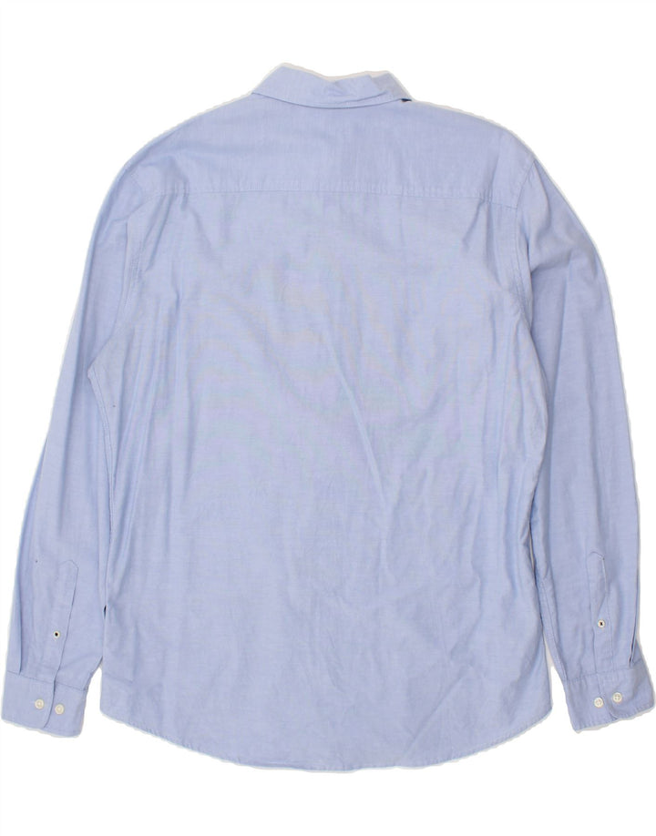 JACK & JONES Mens Slim Shirt XL Blue Vintage Jack & Jones and Second-Hand Jack & Jones from Messina Hembry 