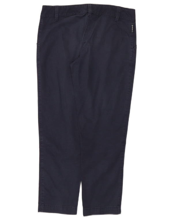 Armani Γυναικείο ίσιο casual παντελόνι W27 L25 Navy Blue Cotton