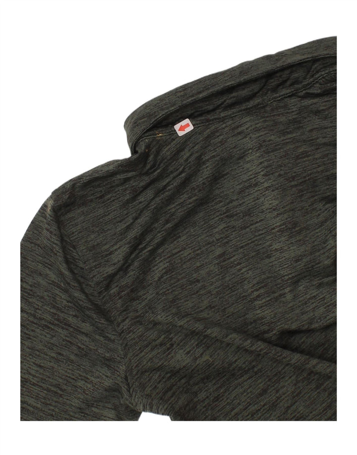 Puma Boys Polo πουκάμισο 7-8 ετών Small Green Flecked Polyester