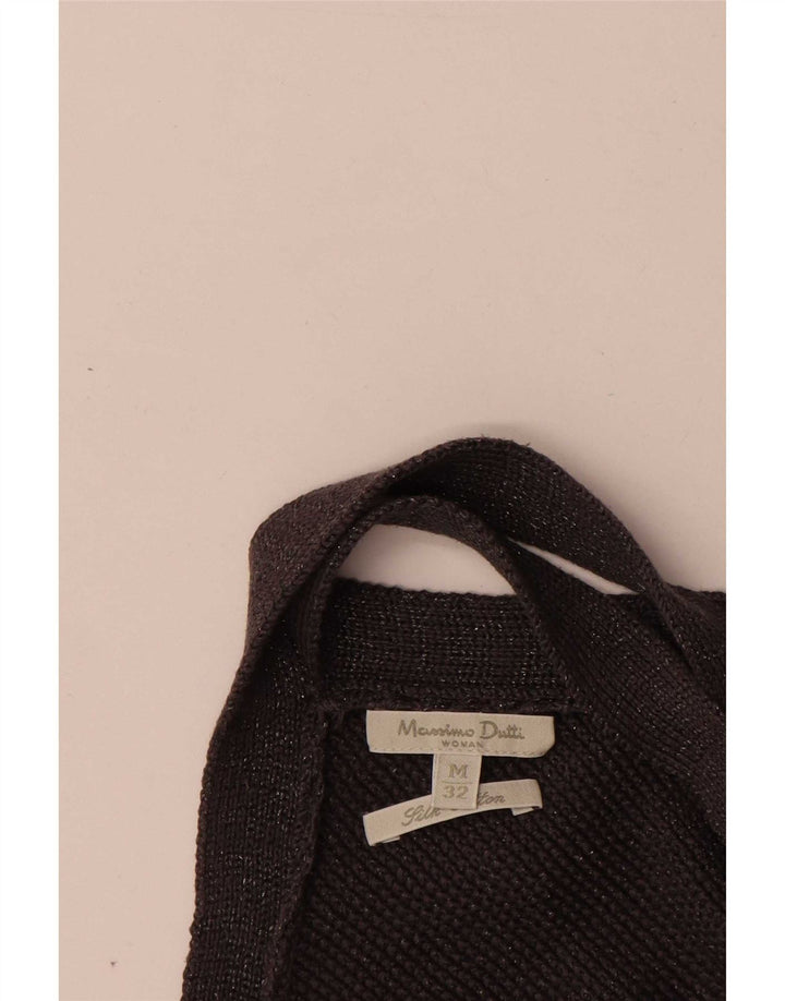 Massimo Dutti Γυναικείο Γιλέκο Tank Top UK 12 Medium Black Silk