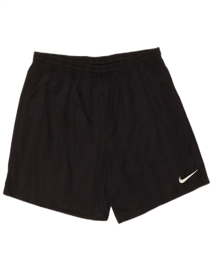 Ανδρικό αθλητικό σορτς Nike με μεσαίο μαύρο ρίγες από πολυεστέρα