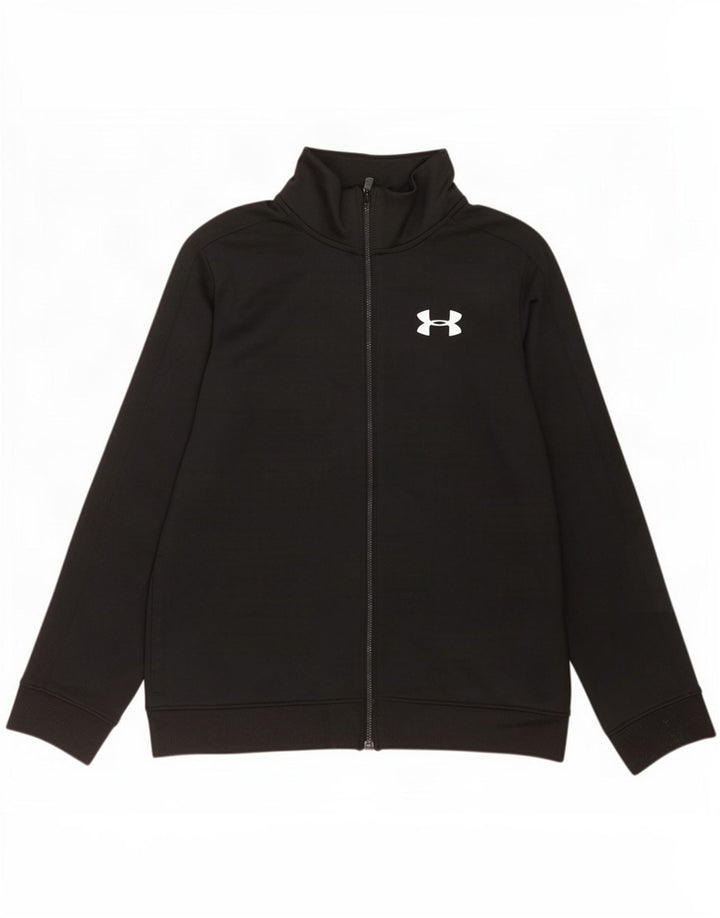 Under Armour Boys αθλητική φόρμα Top Jacket 11-12 Years Large Black Polyester