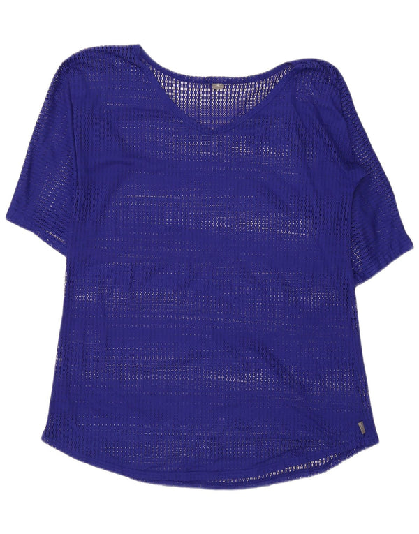 O'Neill Womens See Through T-Shirt UK 18 XL Blue