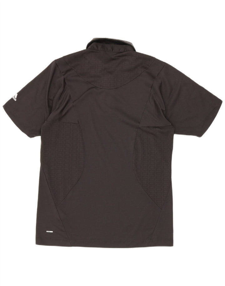 Adidas Ανδρικό πουκάμισο Polo Αθλητικό μεσαίο μαύρο πολυεστέρα