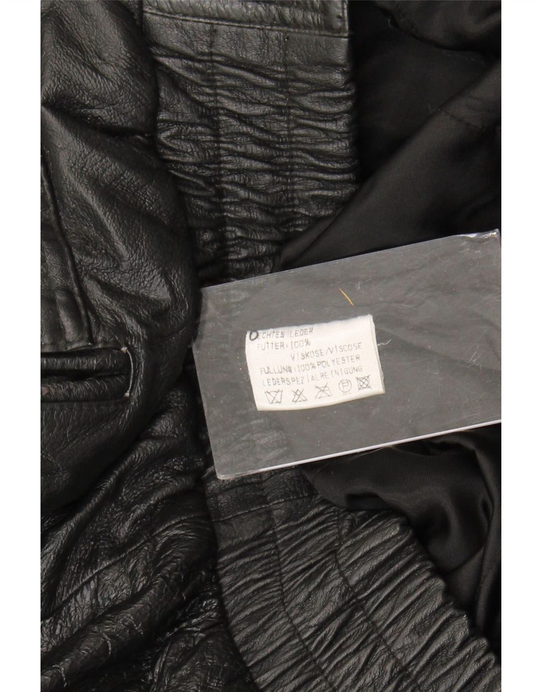 Vintage Ανδρικό Δερμάτινο Μπουφάν UK 44 2XL Μαύρο Δερμάτινο