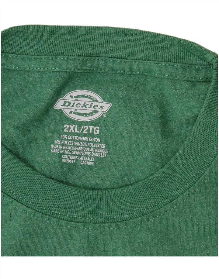 Dickies Ανδρικό T-Shirt Top 2XL Πράσινο βαμβακερό