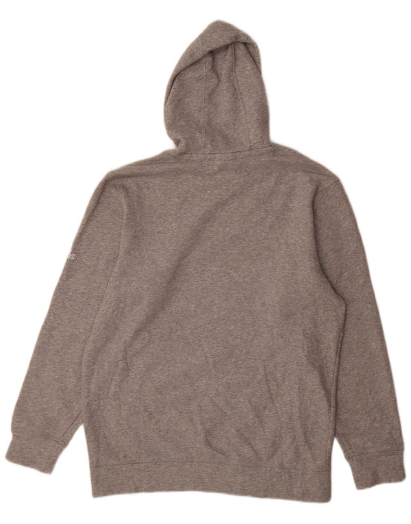 Adidas Mens Spartans Pleasant Valley Graphic Hoodie Jumper Medium Grey