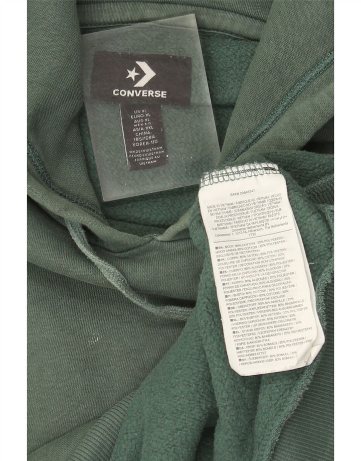 Converse Ανδρικό Hoodie Jumper XL Πράσινο βαμβακερό