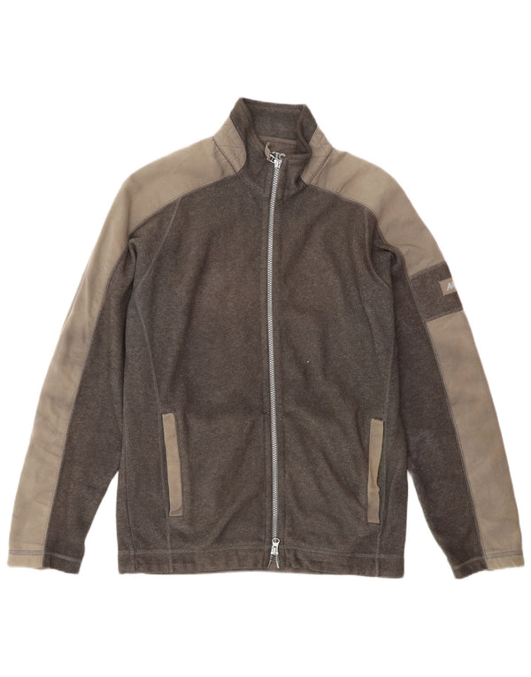 Musto Ανδρικό γραφικό φλις μπουφάν UK 36 Small Grey Colourblock Πολυεστέρας