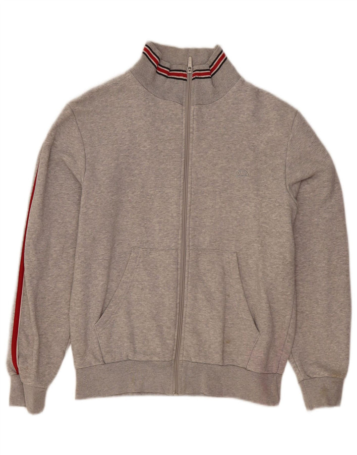 Ellesse γυναικεία αθλητική φόρμα Top Jacket UK 10 Small Grey Flecked Cotton