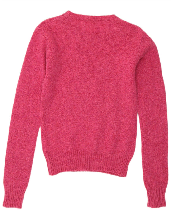 Γυναικείο πουλόβερ Benetton Crew Neck Jumper UK 8 Small Pink