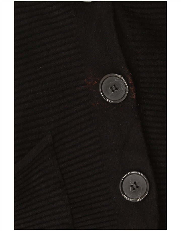 Ζακέτα Zara Crop Oversized UK 10 Small Black Classic