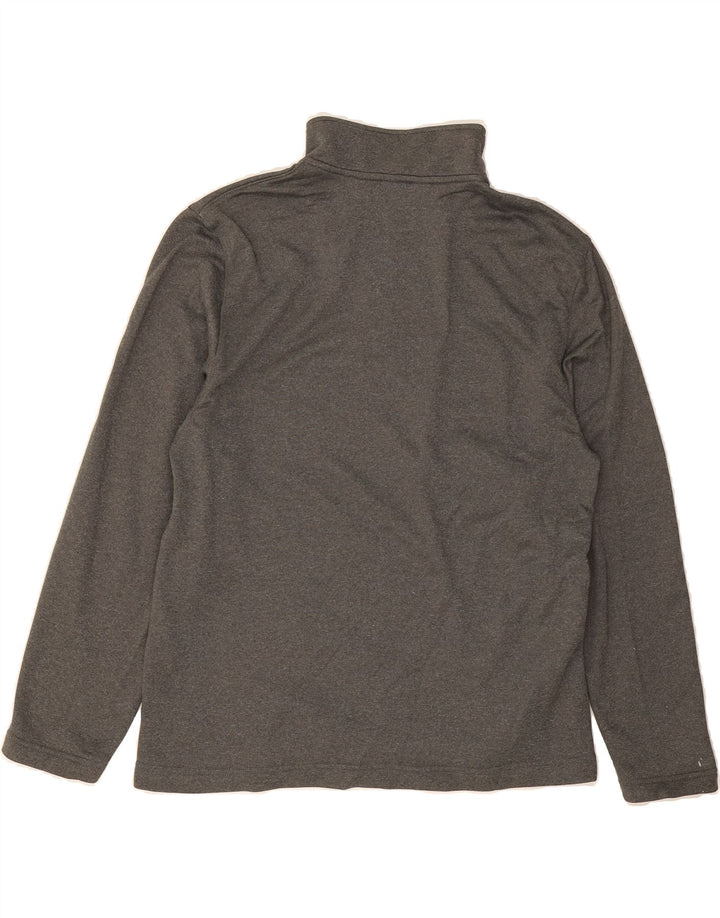IZOD Mens Zip Neck Pullover Tracksuit Top Medium Grey Polyester Vintage Izod and Second-Hand Izod from Messina Hembry 