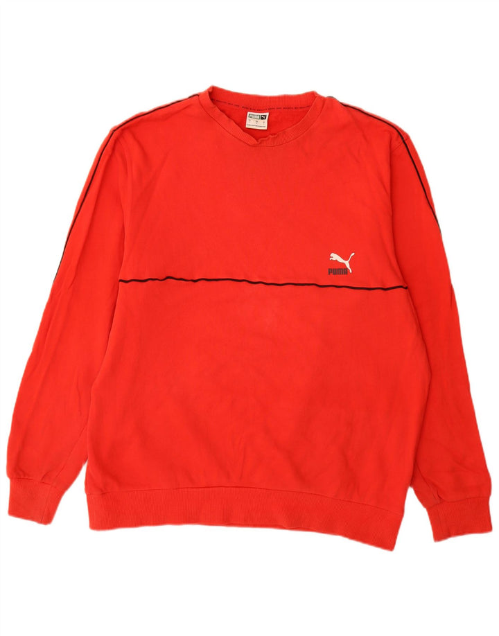 Ανδρικό φούτερ Puma Jumper μεγάλο κόκκινο βαμβακερό
