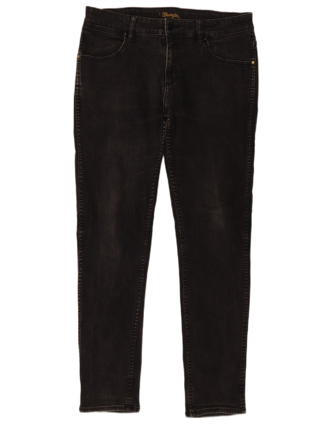 Wrangler Ανδρικά Stompers Slim Jeans W32 L30 Μαύρο βαμβακερό
