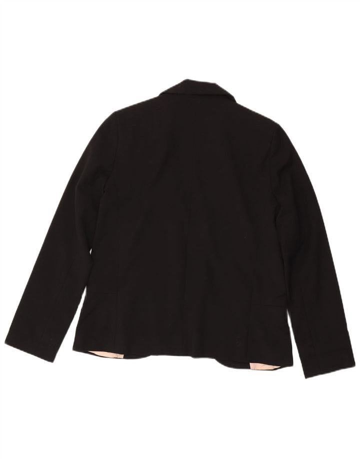 Topshop Γυναικείο Open Blazer Jacket UK 8 Small Black Polyester